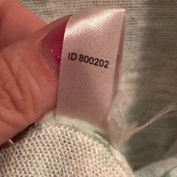 Zenergy by Chico's Size 2 Light Weight Green Tie-dye Cardigan with draping lapel - Picture 6 of 6